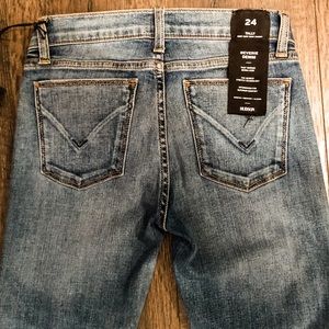 Hudson Tally Deep Cuff Crop Jean